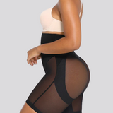 Seamless High-waisted Mid Thigh Butt Lifting Shaping Shorts