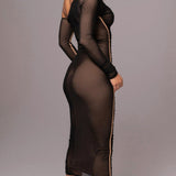 Sexy Breathable Off Shoulder Slim Fit Dress for Women
