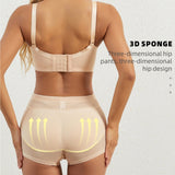 Mesh Tummy Control Butt Lift Smoothing Shaping Shorts With Sponge Pad