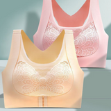Seamless Front Buckle Push up Wireless Bra Correcting Hunchback