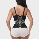 Sorelyne® Sweetheart Neck Adjustable Strap Corset Vest  Lace Up Boned Waist Trainer