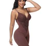 Sorelyne® Lace Plunge Backless Bodysuit Shapewear