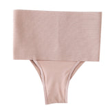 Mid Waist Panty Tummy Control Thongs Waist Trimmer Body Shaper