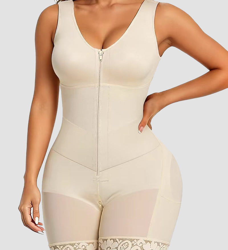 Tummy Control Butt Lifter Bodysuit for Postpartum