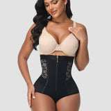 High Waist Tummy Control Butt Lifter Zipper Panty