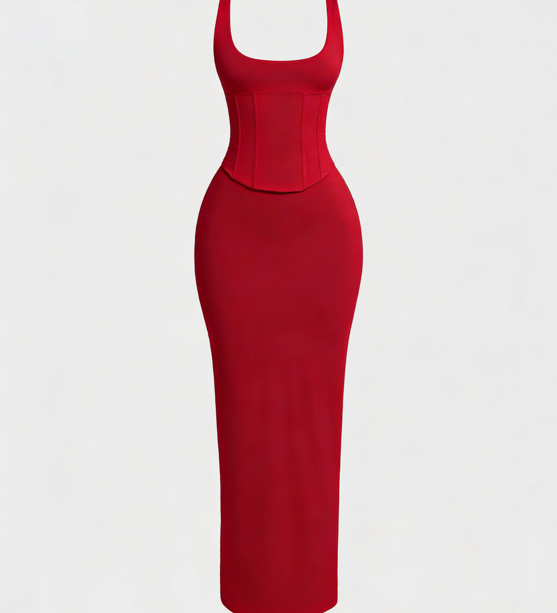Hourglass Figure Body Shaper The Corset Maxi Dress Two-Piece Set