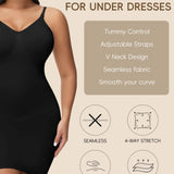 Suspenders Seamless Tummy Control Shapewear Mini Dress