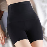 Seamless Breathable Ice Silk High Waist Shaping Shorts