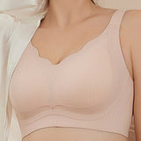 Thin Breathable Wire Free Double Lift Anti Sagging Minimizer Bra