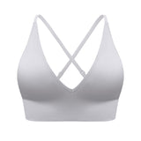 Deep V Triangle Cup Beautiful Back Bra With Adjustable Strap
