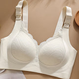 Front Buttoned Push up Wireless Bra Maternity Nursing Bra