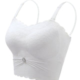 Sexy Push up Non Slip Wire Free Bra with Removable Shoulder Strap