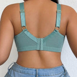 Mesh Adjustable Strap Plus Size Support Shapewear Bra