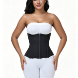 Hourglass Tummy Control Zipper Waist Trainer Girdle Corset