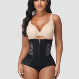 High Waist Tummy Control Butt Lifter Zipper Panty