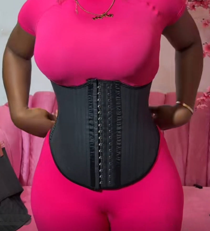 Latex Waist Trainer 25-Steel Boned Binders Corset