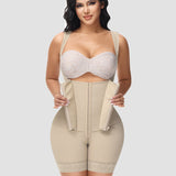 Sorelyne® High compression Front Zipper Mid Thigh Shapewear