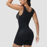 Sorelyne® Lace Deep V Zipper Closure Tummy Control Body Shaper