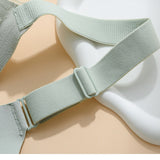 Soft Lace Wireless Full Coverage Minimizer Bra with Wide Straps