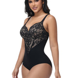 Sorelyne® Sexy Lace Floral Hip Lift Shapewear Bodysuit