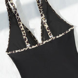Sexy Deep V Mesh Backless One Piece Shapewear Swimsuit