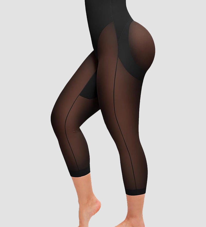 Seamless Tight Butt Lifter Shaping Capri Pants
