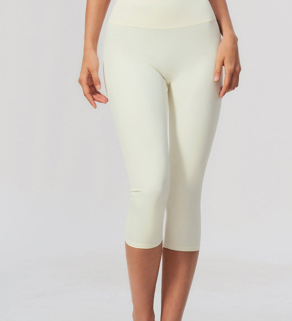 High Waist Tummy Control Butt Lifting Capri Yoga Leggings