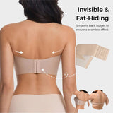 Strapless Non-slip Wireless Bra Padded Push Up Bra