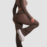 Ballet Ruffled Flare Leggings