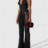 Sexy Lace Corset Jumpsuit