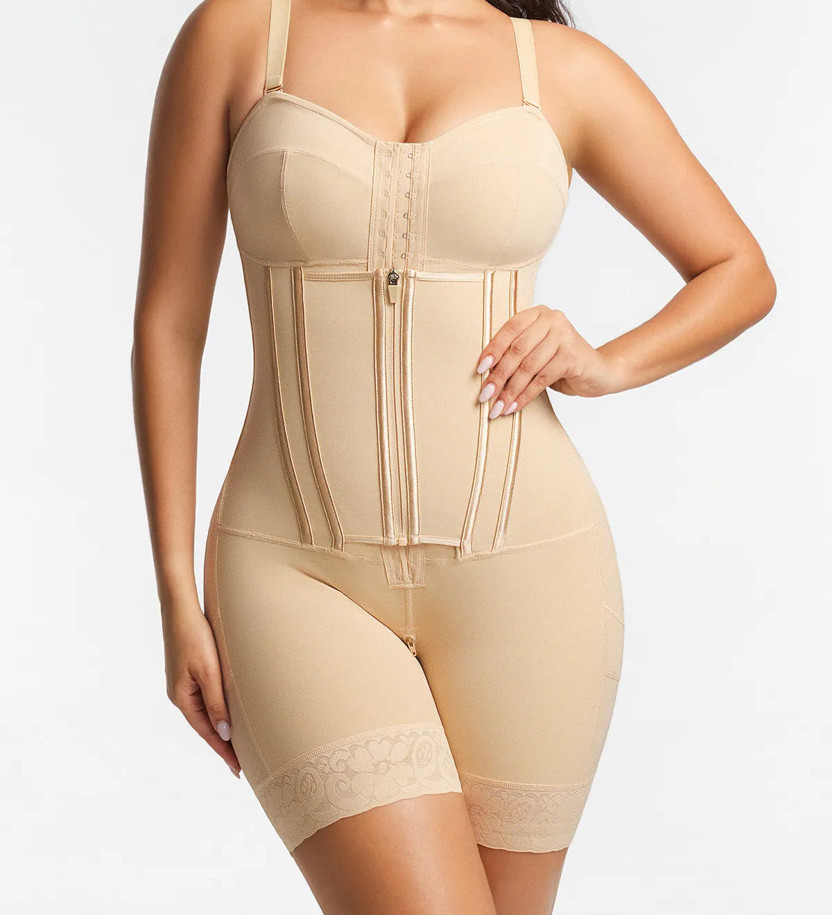 Double Compression Tummy Control Full Body Shapewear