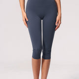 High Waist Tummy Control Butt Lifting Capri Yoga Leggings
