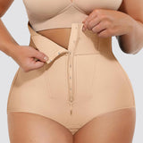 High Waist Zipper Tummy Control Butt Lifting Shaper Shorts