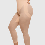 Seamless Tummy Control Butt-Lifting Shaping Mesh Capri Leggings