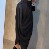 Sorelyne® Leisure High Waisted Pleated Wide Leg Harem Pants