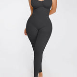 Women's Seamless Breast Support Tummy Control Full Shaping Jumpsuit