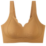 Thin Breathable Wire Free Double Lift Anti Sagging Minimizer Bra