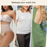 Sorelyne® Front-opening Shapewear with Lace Trimmed Tummy Control Panty