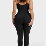 High Compression Front Zip Full Length Bodysuit Shapewear