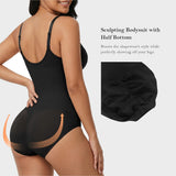 Seamless Tummy Control Shapewear Zipper Bodysuit