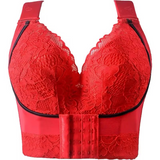 Women's Large Size Front Clasp Push Up Shaping Bra