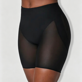 High Waist Mesh Butt Lifter Compression Shaping Shorts