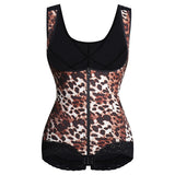 Sorelyne® Leopard High Compression Open Bust Tummy Control Body Shaper