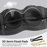 Strapless Non-slip Wireless Bra Padded Push Up Bra