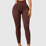 High Waist Ribbed Seamless Hip Lift Yoga Leggings