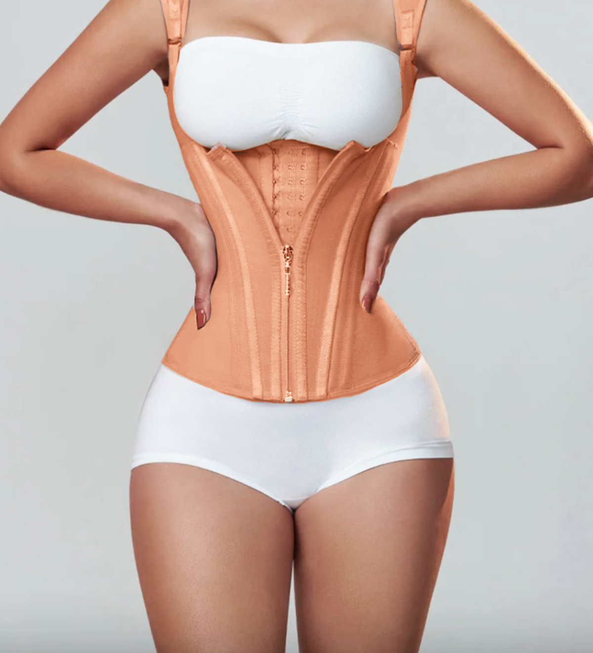 Waist Trainer for Women Body Shaper Corset Vest Tank Top with Steel Bones