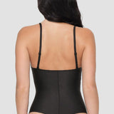 Sorelyne® Smooth Push Up Pad Thong Bodysuit Seamless  Deep V-Neck Body Shaper