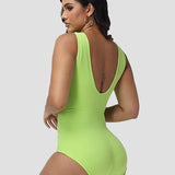Sorelyne® One Piece Deep V Ruched Tummy Control Swimsuit