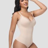 Sorelyne® Lace Trimmed Seamless Hip Lift Shapewear Bodysuit