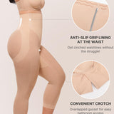 Seamless Tummy Control Butt-Lifting Shaping Mesh Capri Leggings